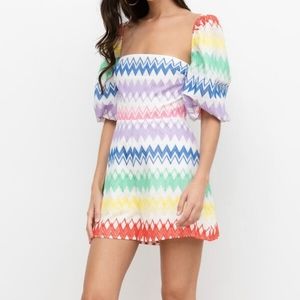 NEW Yumi Kim Jillian Rainbow Romper 100% Cotton Size 0
